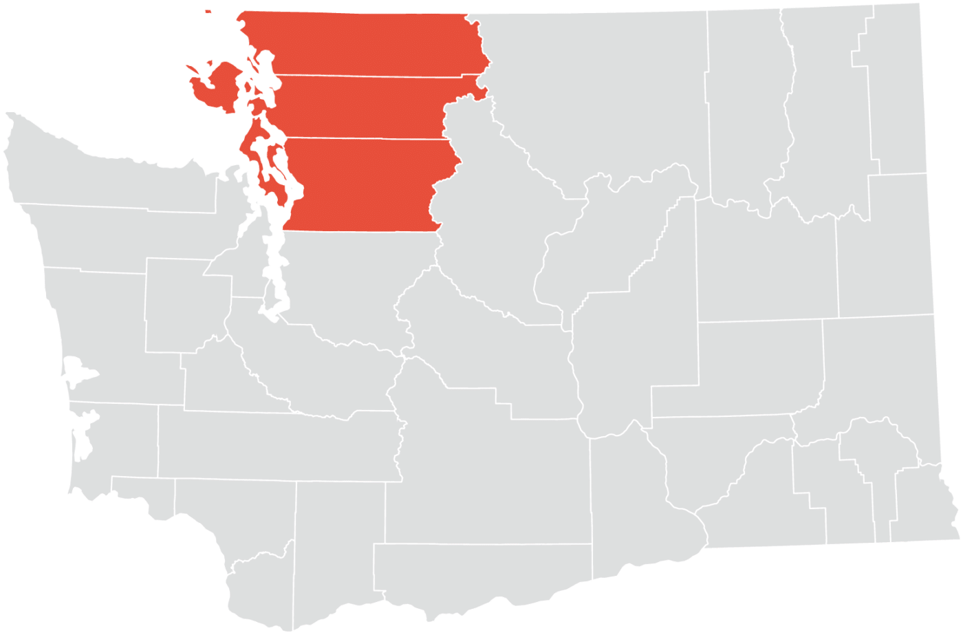 County map nw catholic community services of western washington