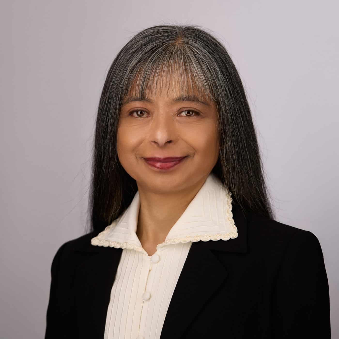 Headshot of incoming President Jilma Meneses.