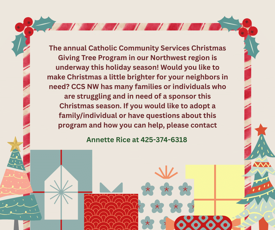 2025 Giving Tree Program Announcement